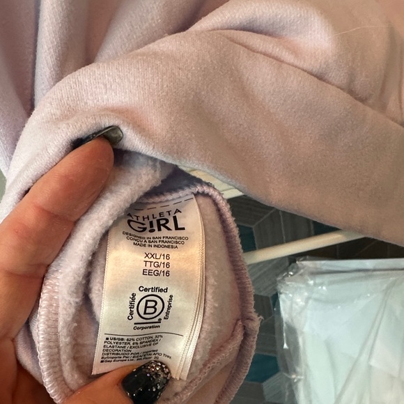 Athleta Girl Blue Sweatshirt - Picture 5 of 5